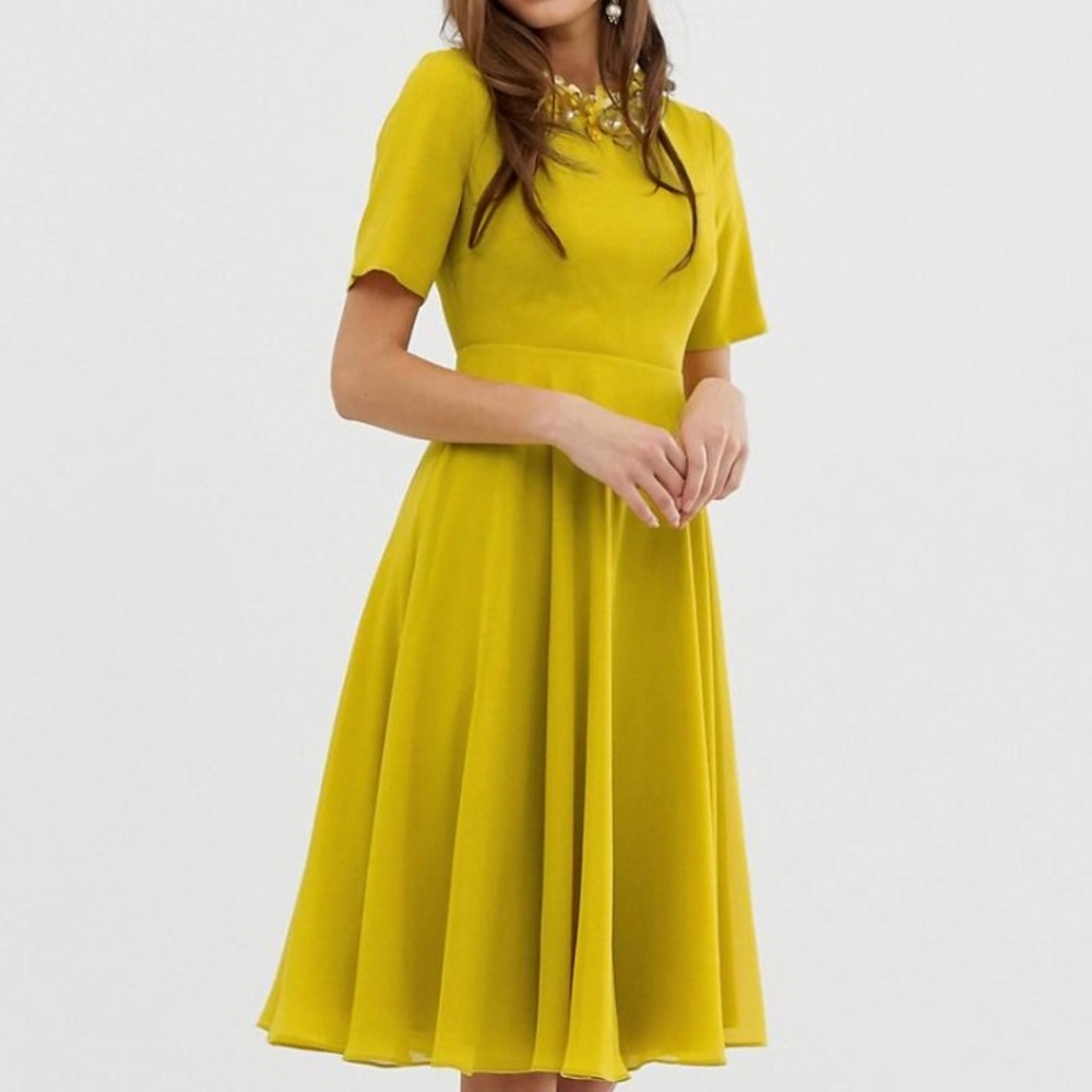 ❌Sold ❌ASOS design embellished neck dress